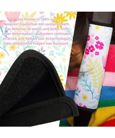 Belt Cushion for Children - Car Seat Belt Pad Cover & Backpack Shoulder Pad | Cute Patterns for Girls | 1 Piece - Buy Online on GoSupps.com