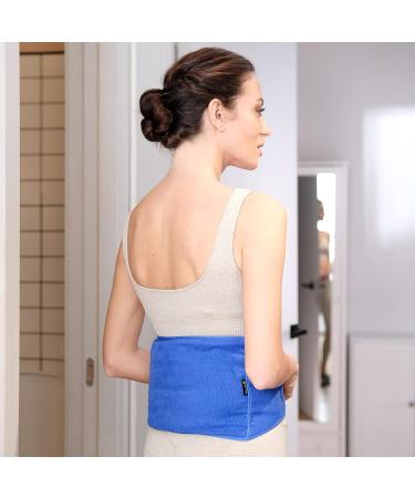 Zhu-Zhu Soothing Back Warmer - Wheat Bags Microwavable - Heat Pads for Back Pain Relief - Microwave Heat Pad Belt Straps Wrap - Heat Therapy Hot Pack Unscented - Buy Online on GoSupps.com