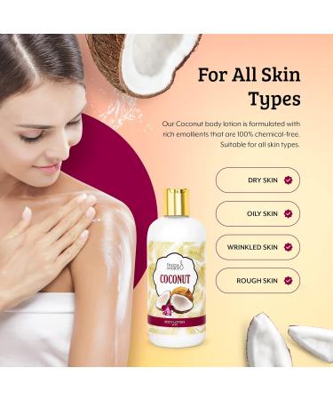 Luxury Home Spa Gift Set: 10oz Deep Moisturizing Body Lotion & 8oz Fine Fragrance Mist - Perfect Self-Care Combo for Women & Girls (Coconut - Buy Online on GoSupps.com