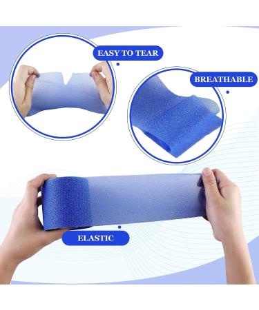 29.5 Yards Foam Underwrap Tape Sports Pre-wrap Athletic Tape 2.76 Inch Wide Elastic Sports Prewrap Artificial Foam Underwrap for Wrist Elbow Knees Ankles (Royal Blue) - Buy Online on GoSupps.com