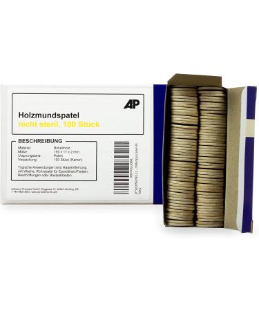 Buy Non-Sterile Wooden Tongue Depressors - 100 Pack (15 x 1.7 cm) for Crafts Hair Removal & Mixing Paints/Resin - Buy Online on GoSupps.com