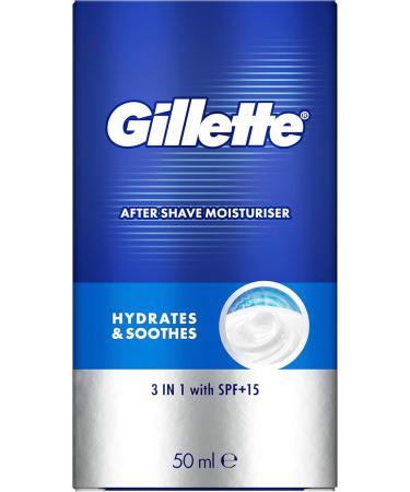Gillette Series After Shave Moisturizer for Men - 50ml | Moisture & Soothe | International Shipping - Buy Online on GoSupps.com