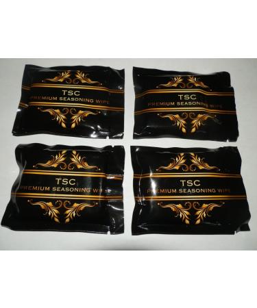 TSC 4 Pack Premium Humidor Seasoning Wipes