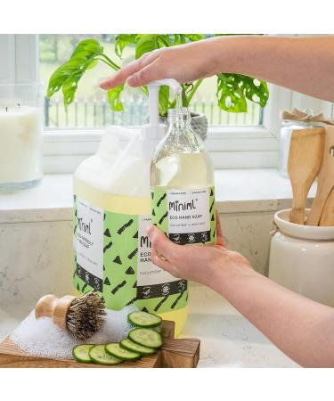 Miniml Cucumber & Aloe Vera Hand Soap Wash Liquid 5L Refill - Gentle Skin & Body Wash Gel - Vegan & Cruelty Free - Buy Online on GoSupps.com