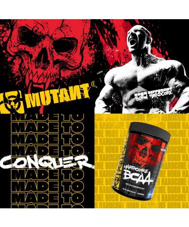 Mutant Hardcore BCAA - Pre Intra or Post Workout BCAA Next Level branched-Chain Amino Acids Supplement Hydration + Recovery - 30 Serving - Fruit Punch Fruit Punch 13.8 Ounce (Pack of 1) - Buy Online on GoSupps.com