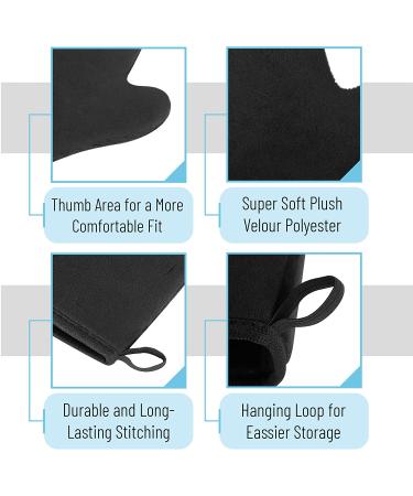 Slick Self Tanner Mitt Set with Face & Back Applicators | Tanning Glove Kit for Perfect Self Tan Results - Buy Online on GoSupps.com