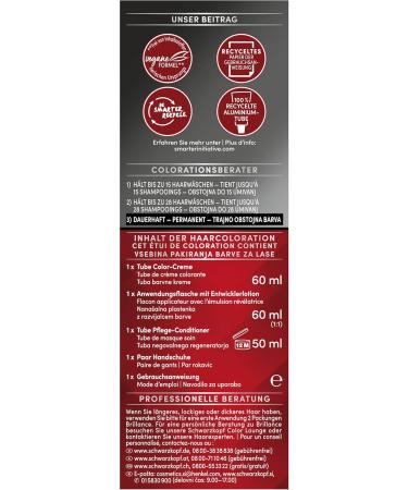  Brillance Brillance Intense Color Cream 703 Dark Amethyst (160ml) Permanent Color with Diamond Shine & Conditioner for 10 Weeks of Color Intensity - Buy Online on GoSupps.com