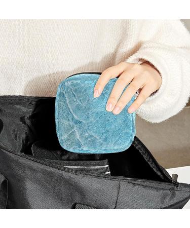 Shop Beautiful Blue Women's Storage Bags | Portable Period Kit Holder - Perfect for Travel & Organizing Feminine Products - Buy Online on GoSupps.com