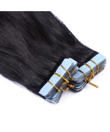 Tape In Hair Extensions - 1B/Burgundy Ombre - 50cm 30 Bricks 100% Remy Real Hair | Tresse by Novon Hair Extensions - Buy Online on GoSupps.com