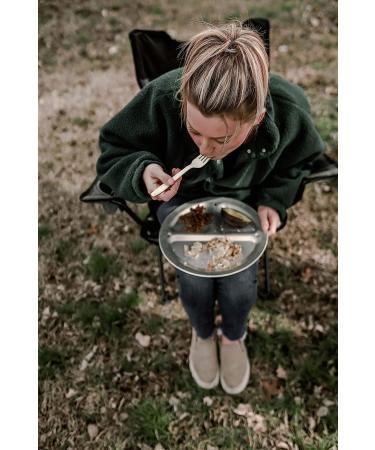 Stansport 16 Pc White Cutlery Set - Knife, Fork, Tablespoon & Teaspoon - Buy Online on GoSupps.com