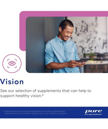 Pure Encapsulations Lutein/Zeaxanthin Supplement - 120 Capsules for Vision & Macula Health - Buy Online on GoSupps.com
