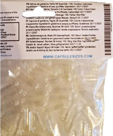 Size 0 Empty Capsules - Pack of 200 | High-Quality Gelatin Capsules - Buy Online on GoSupps.com