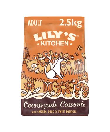 Lily's Kitchen Made with Natural Ingredients Adult Dry Dog Food Chicken & Duck Grain-Free Recipe 2.5kg Bag Chicken & Duck 2.5 kg (Pack of 1)