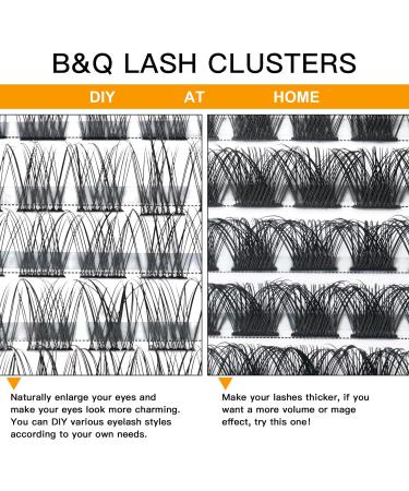 72 D Curl Natural Eyelash Clusters - DIY Soft Fluffy Cluster Extensions - C-16mm B01 - Buy Online on GoSupps.com