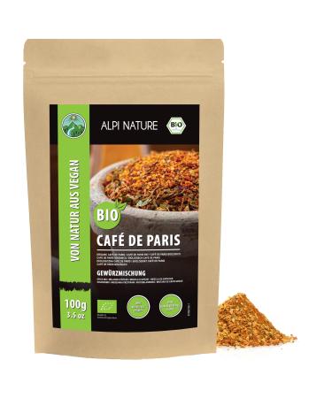 Alpi Nature Bio Cafe de Paris Gew rz 100 g organic French spice mixture dipping herb 100 natural ingredients from KBA Caf de Paris Spice Mix without artificial additives