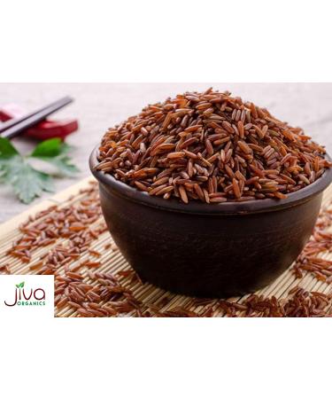 Jiva Organics Organic Red Rice 10 Pounds Bulk Bag - 100% Natural & Non-GMO from India - Buy Online on GoSupps.com