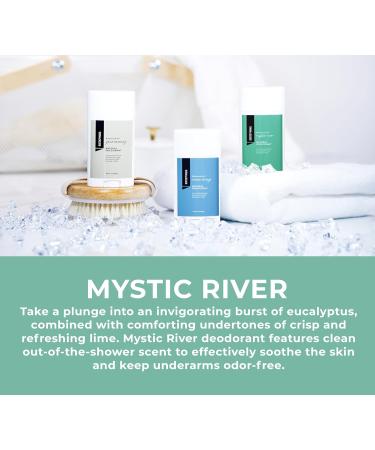 Rustic MAKA Natural Deodorant - Mystic River Scent Prebiotic & Cruelty-Free Aluminum & Paraben-Free Continuous Odor Control for Men & Women - Buy Online on GoSupps.com