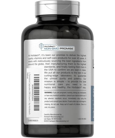 Horb ach L Tyrosine Supplement | 500mg | 200 Capsules | Free Form | Non GMO Gluten Free Supplement - Buy Online on GoSupps.com