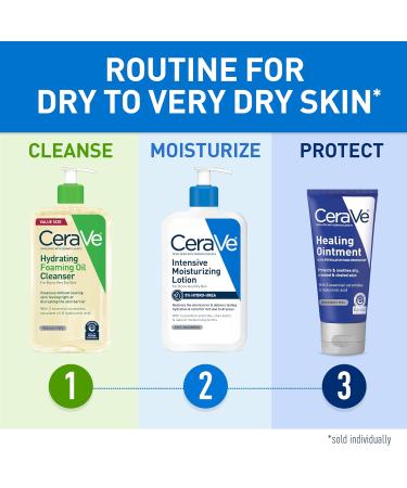CeraVe Intensive Moisturizing Lotion Hydro-Urea + Shea Butter Body Lotion For Dry Skin Relieves Signs Of Extra Dry Skin Non Greasy Hydrating Cream For Rough Tight Red & Itchy Skin 16oz 16 Fl Oz (Pack of 1) - Buy Online on GoSupps.com