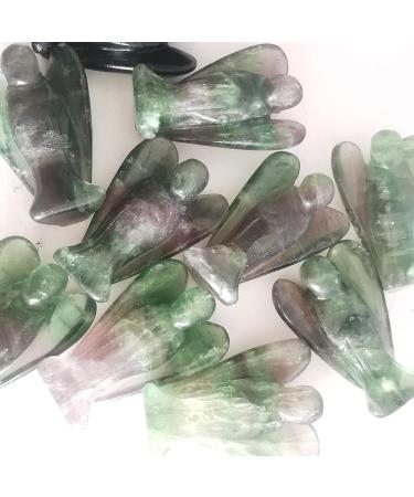 Shop Lovionus89 Green Fluorite Angel Statue - Hand-Carved Healing Crystal Decoration (5cm/50mm) | International Shipping Available - Buy Online on GoSupps.com