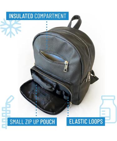 RockaDex Bliss Backpack Bag | Diabetes Supplies Organizer for Blood Sugar Strips Medication & Insulin - Insulated Cinnamon - Buy Online on GoSupps.com
