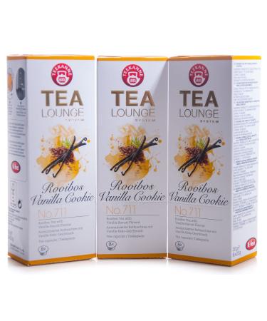 Teekanne Tealounge capsules - Rooibos Vanilla Cookie No. 711 Rooibos tea (3x8 capsules) - Buy Online on GoSupps.com