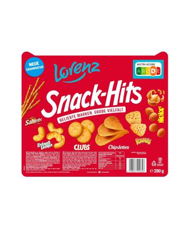 Buy Lorenz Snack World Snack Hits - Pack of 16 (16 x 280g) | International Shipping Available - Buy Online on GoSupps.com