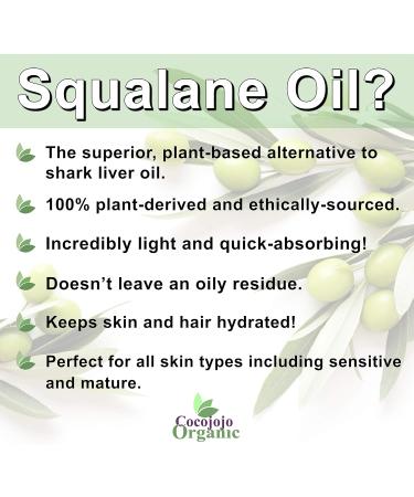 Dr Joe Lab Squalane Oil Pure Plant Derived Refined Cold Pressed Squalene From Olives Vegan Undiluted Bulk Carrier Oil for Face Skin Hair Body Cosmetics Natural Cleanser Moisturizer (2 oz) Without Dropper - Buy Online on GoSupps.com