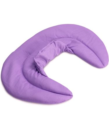 Neck Pillow with Stand-Up Collar - Lilac 2-in-1 Heat & Cold Spelt Pillow for Ultimate Comfort | International Shipping - Buy Online on GoSupps.com
