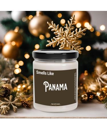Scented Soy Candle 9oz - Panama Inspired Aromatherapy Gift | Natural Clean Cotton Fragrance - Buy Online on GoSupps.com
