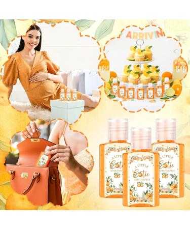 Demissle 30 Pcs a Little Cutie Is on The Way Cutie Orange Party Favors Mini Aloe Vera Gel Travel Size Gender Reveal Party Gifts for Guest Return Souvenirs Gender Reveal Supplies - Buy Online on GoSupps.com