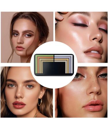 Concealers cream makeup contouring - 16-color face contouring and highlighter palette. Long-lasting hydrating cream concealer palette for imperfections. - Buy Online on GoSupps.com