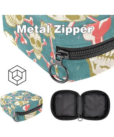 MuooouM Women s Skull Storage Bags for Menstrual Cups | Portable Bandages & First Period Pockets - Happy Halloween Special Edition - Buy Online on GoSupps.com