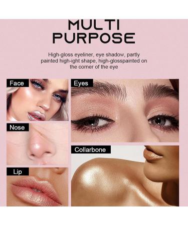 Eyeshadow Stick Shimmer Eyeshadow Stick 5.63in Long Wear Glitter Bridal Makeup Everyday Night Out for Cosmetics Contour Waterproof Smudge Proof - Buy Online on GoSupps.com