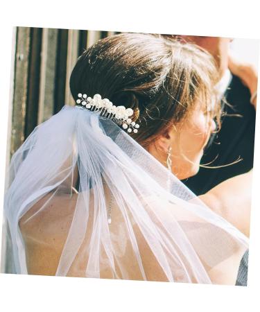 Ipetboom 1 Set Pearl Headpieces for Women Pearl Decor Headpiece for Wedding Decoration Wedding Hair Comb Pearl Hair Clips Hair Jewels for Women Baroque Women's Accessories Metal - Buy Online on GoSupps.com