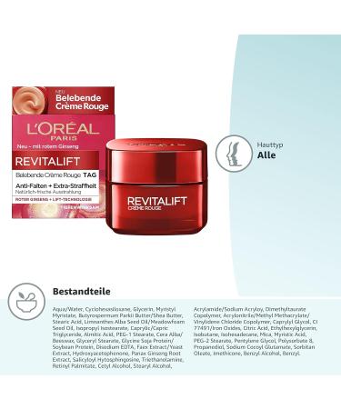L'Or al Paris Revitalift Anti-Aging Day Care Cream with Red Ginseng - 50ml | Reduce Fine Lines & Improve Skin Tightness - Buy Online on GoSupps.com