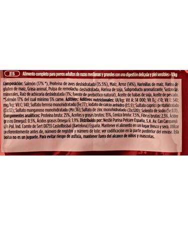 Purina One Medium/Maxi 10 kg Dog Food 4 Bags of 2.5 kg each - Buy Online on GoSupps.com