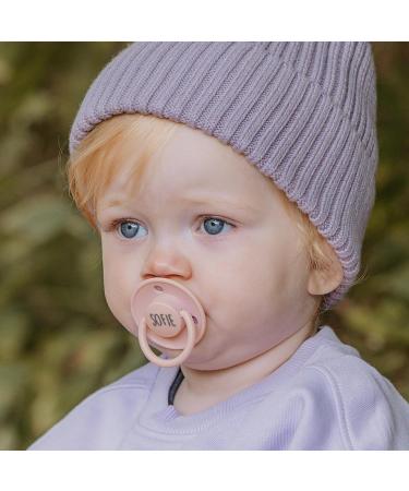 Personalized Well Marked Bibs Pacifier - Custom Name Dishwasher Safe Sea Blue - Perfect for Baby - Buy Online on GoSupps.com