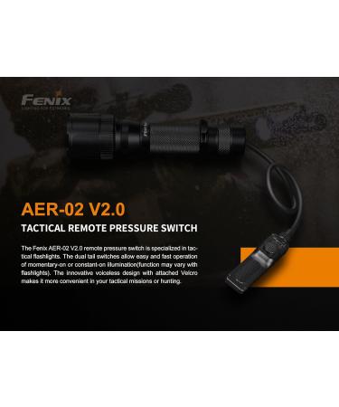 Fenix Unisex Aer-02 V2.0 Lamp - Black One Size EU | International Shipping Available - Buy Online on GoSupps.com