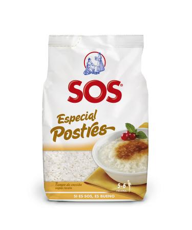 SOS Rice - SOS Round White Rice Special for Desserts 500g - Pack of 10