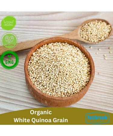 Organic White Quinoa Grain 500g | Certified Organic by Fenbrook Organic - Buy Online on GoSupps.com