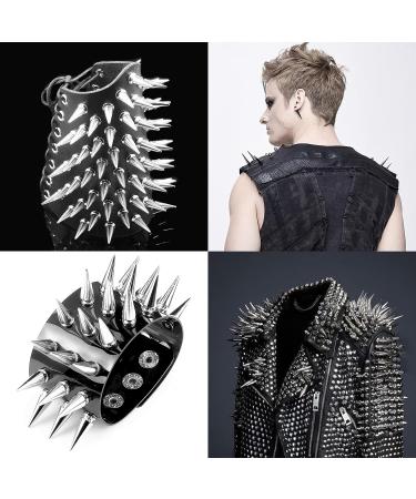 50PCS Silvery Cone Spikes Metallic Screw Back Studs - DIY Craft Rivets Punk 10x25mm - Buy Online on GoSupps.com