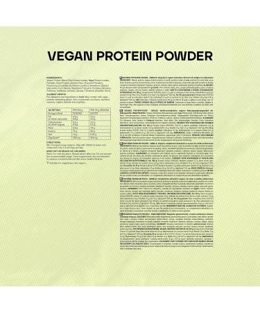 Bulk Vegan Protein Powder Vanilla 500g - New & Improved Formula - 14 Servings - Buy Online on GoSupps.com