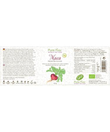 Premium Organic Maca Powder Mix - Raw Vegan Superfood | 100% Pure Black Red Purple Yellow | Macawurzel 150g - Enhance Your Smoothies! - Buy Online on GoSupps.com