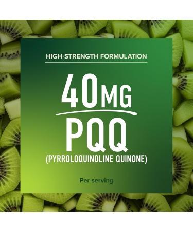 PQQ Supplement 40 MG | High Strength Pyrroloquinoline Quinone for Mitochondrial Biogenesis Cellular Energy & Brain Health Support | Mitochondria Supplement | Third-Party Tested Non-GMO | 60 Ct 40mg - Buy Online on GoSupps.com