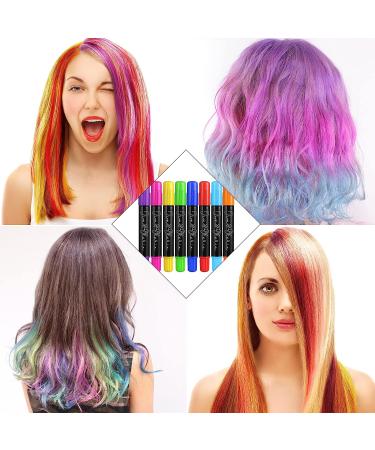 Jim&Gloria Dustless Hair Chalk - Temporary Color Dye for Teenage Girls - Christmas Stocking Stuffers for Teens and Tweens - Ages 6-13 - Buy Online on GoSupps.com