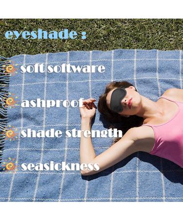 ITME 6 Pack Sleep Eye Mask Shade Cover Sleeping Blindfold for Men & Women Suitable for Lunch Break/Travel/on The Plane/Hotel/Camping Usage ( Black ) 06-pack - Buy Online on GoSupps.com