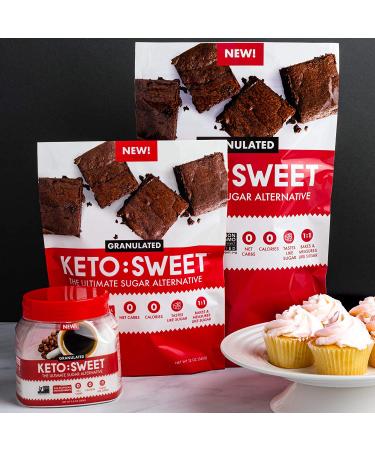 KETO SWEET: 100% Natural Erythritol Sugar Alternative - Unflavored - 48 Oz - Buy Online on GoSupps.com