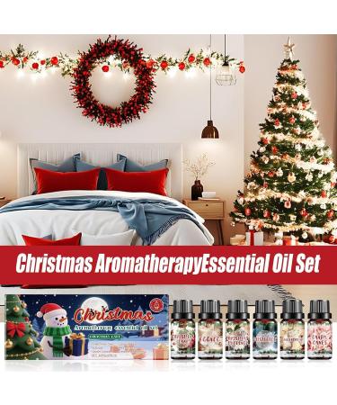  Bexdug Natural Aromatherapy Oil Set 6 Piece Set of Christmas Oils for Home Diffuser Air Freshener for Meditation Yoga Spa Purifier Bedroom Living Room Office - Buy Online on GoSupps.com