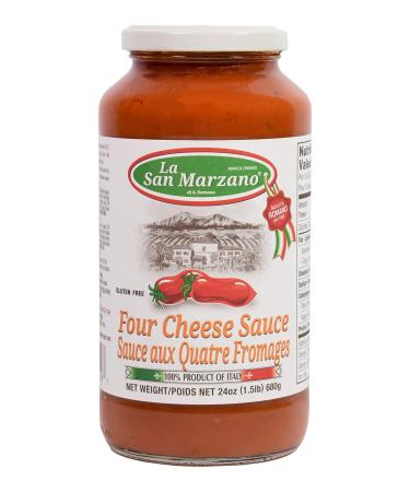 La San Marzano Four Cheese Sauce 660 ml (Pack of 6)